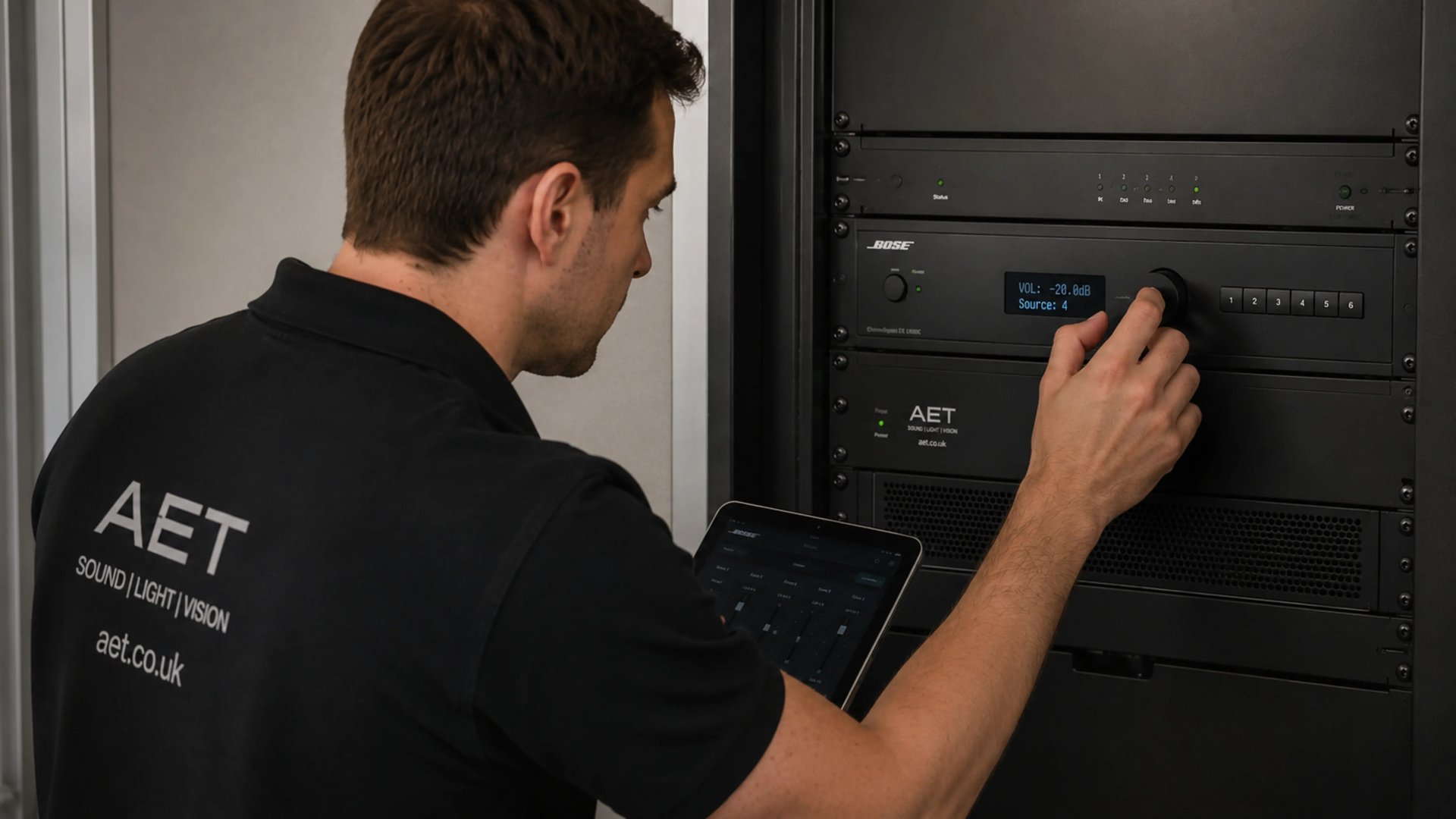 Sound masking installation and aftercare support in a workplace ceiling void