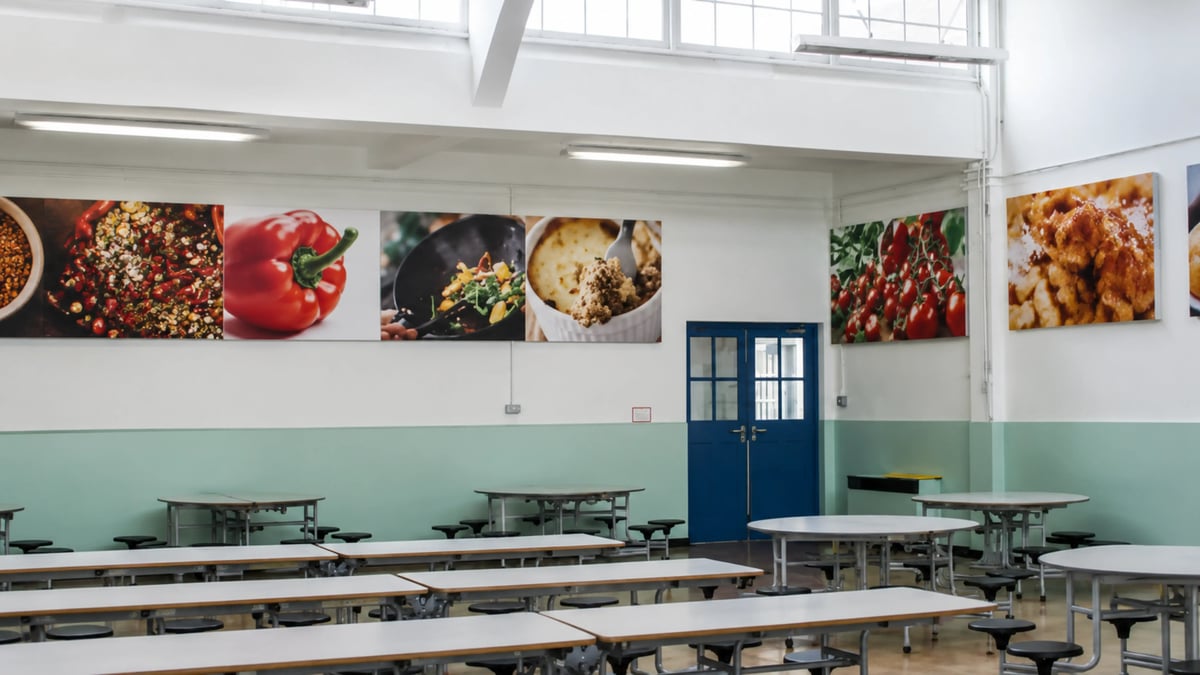 Decorative acoustic panel used to reduce reverberation while supporting interior design